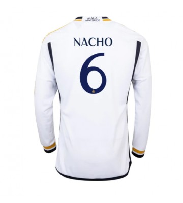 Real Madrid Nacho #6 Hemmatröja 2023-24 Långärmad